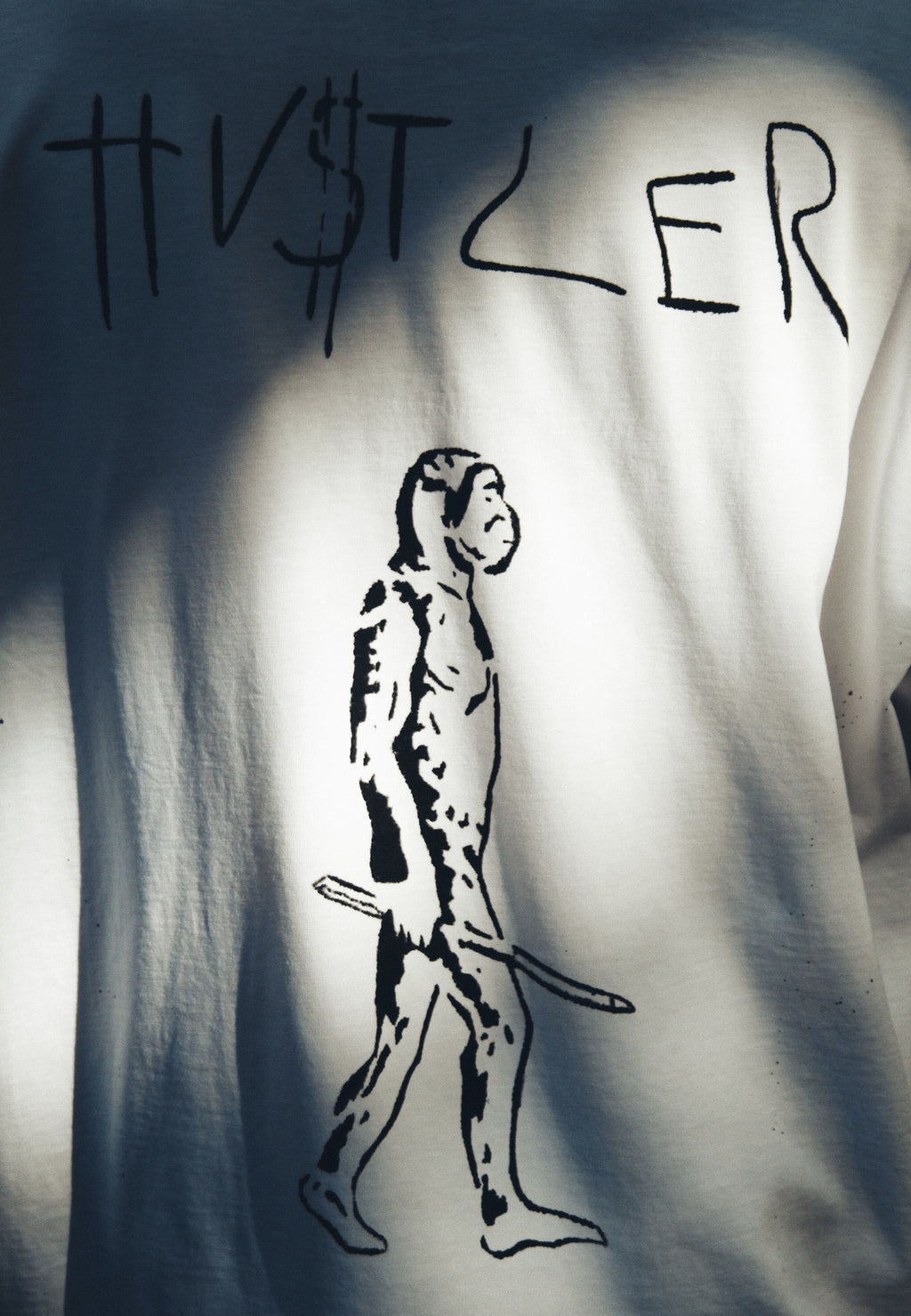 HU$TLER Hand Painted Tee