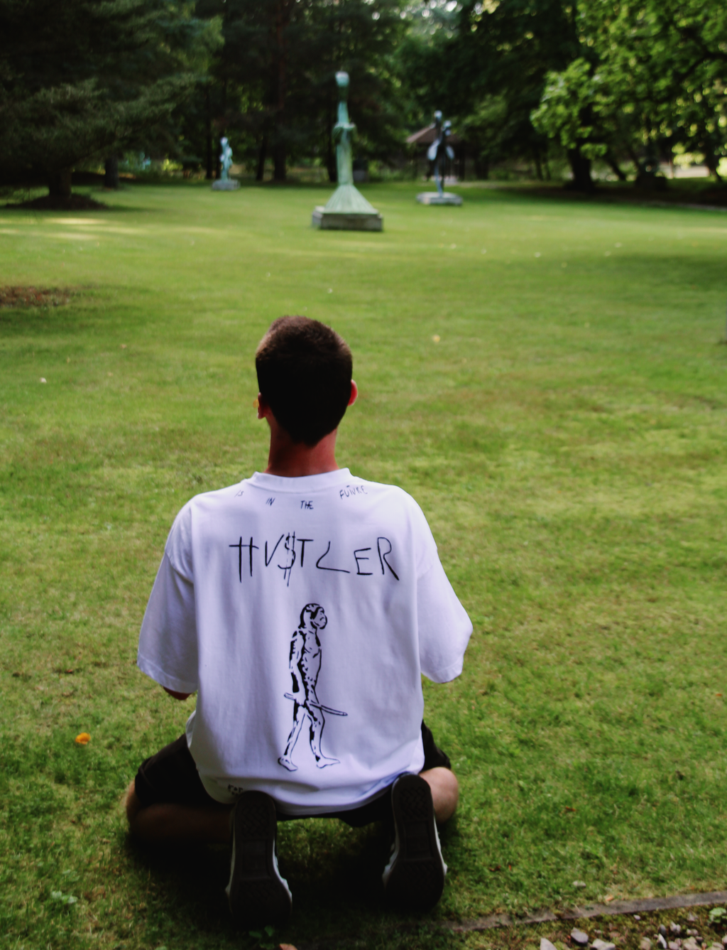 HU$TLER Hand Painted Tee