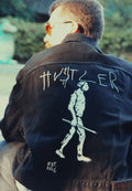 HU$TLER Hand Painted Denim Jacket (Edition of 3)
