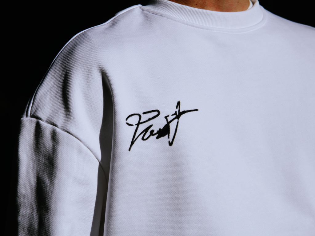 HU$TLER Hand Painted Crewneck
