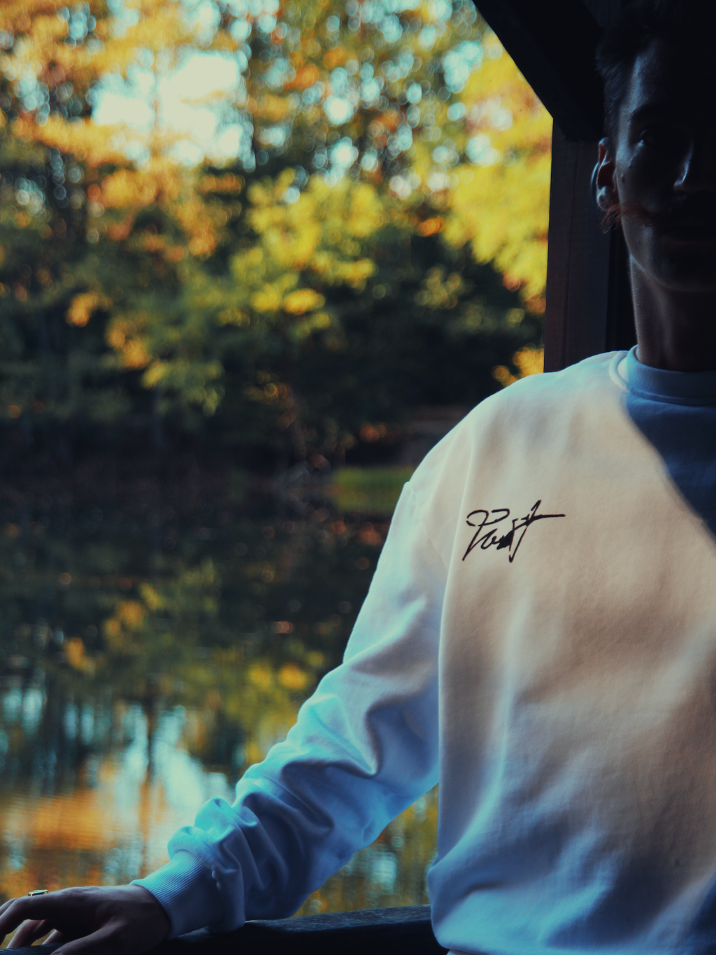 HU$TLER Hand Painted Crewneck