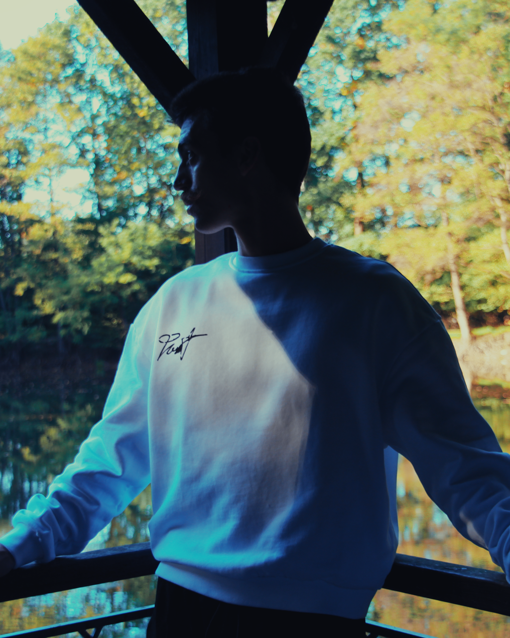 HU$TLER Hand Painted Crewneck